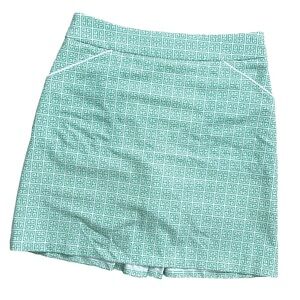 Peter Millar Teal Geometric Women Skorts